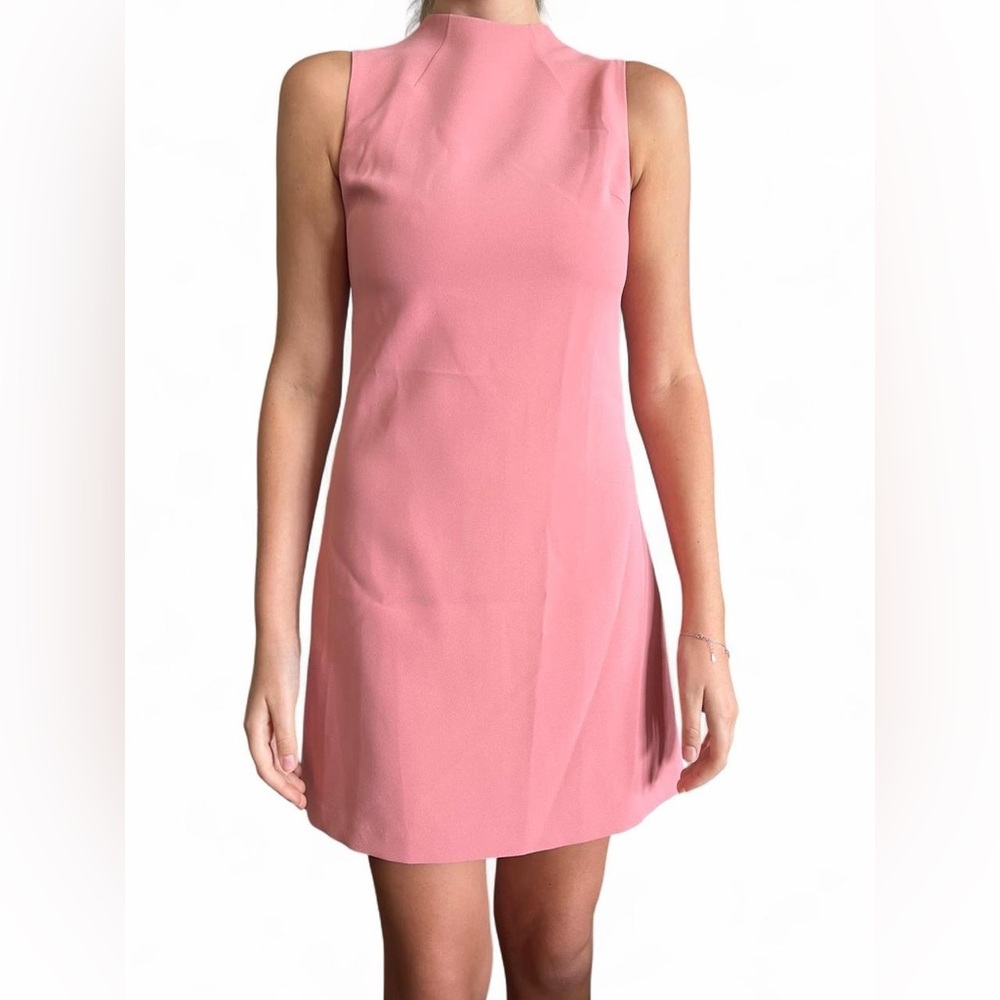 Alice and Olivia Salmon Sleeveless Dress
